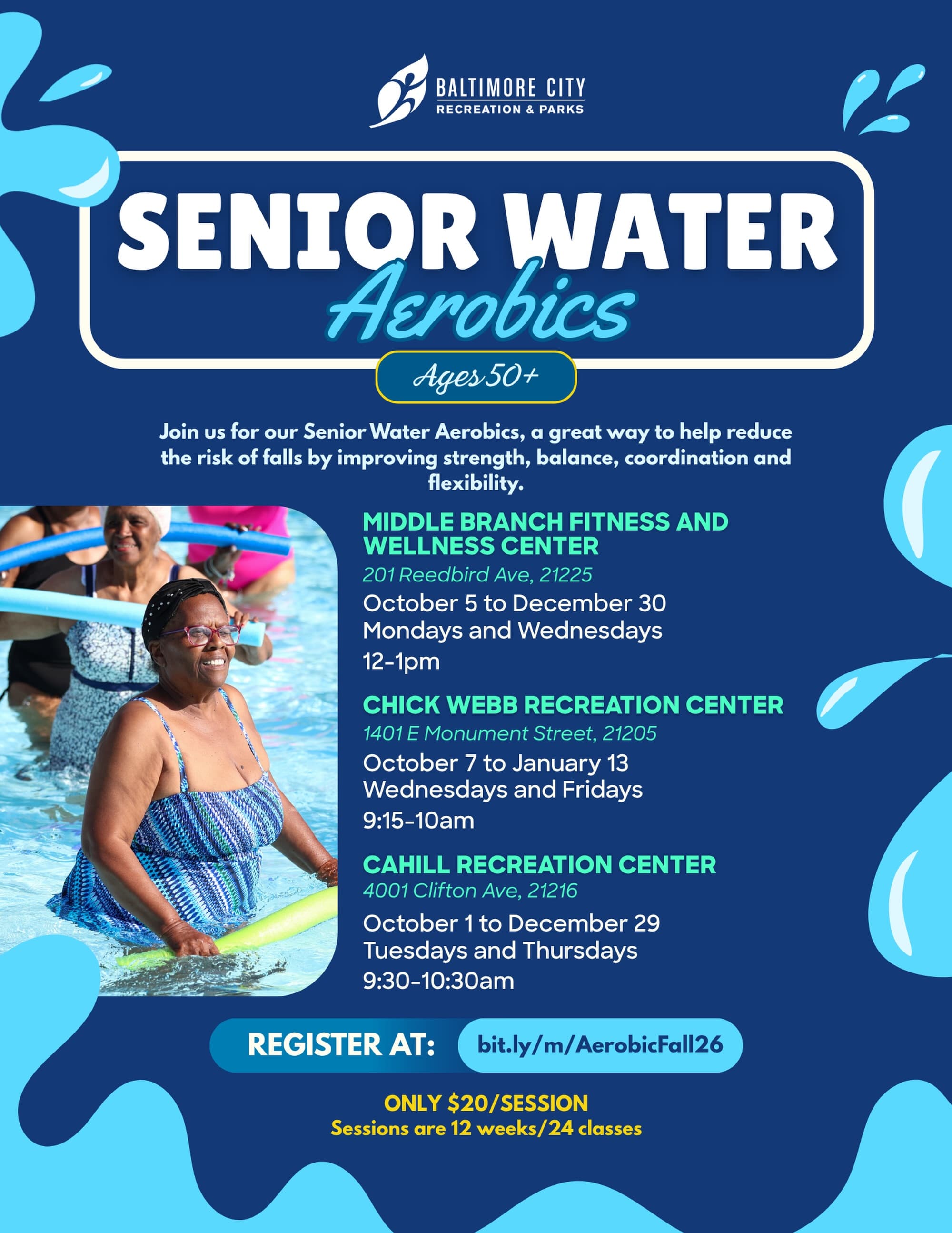Senior Water Aerobics β event in Baltimore