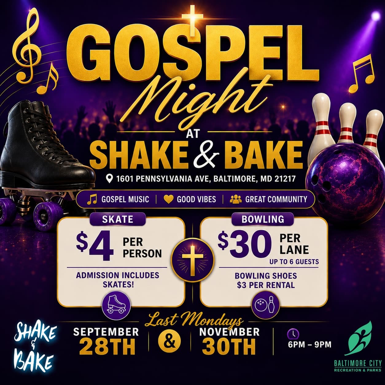Gospel Night β event in Baltimore