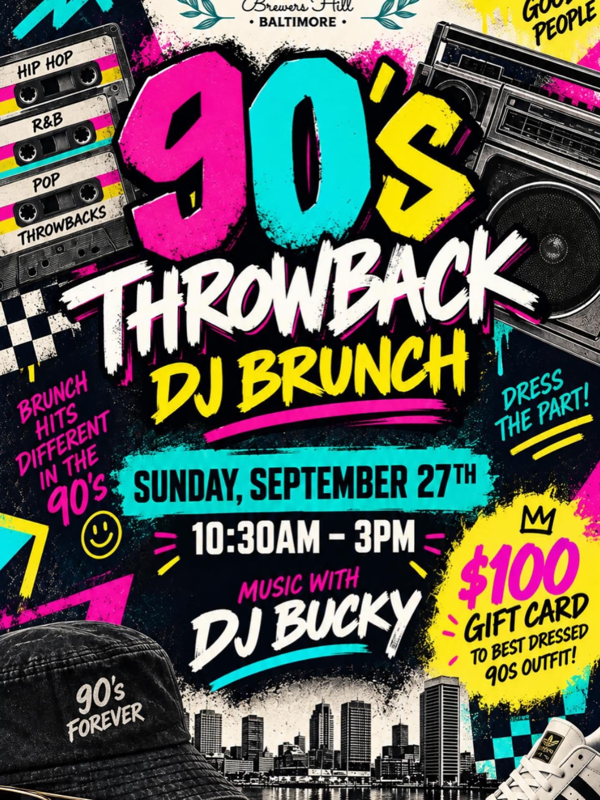 90s Throwback DJ Brunch β event in Baltimore