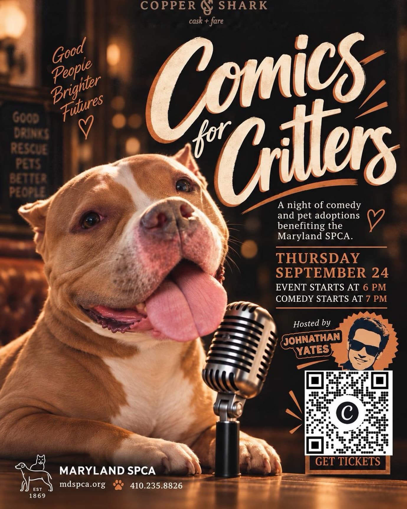 Live Comedy Show Benefiting Maryland SPCA β event in Baltimore